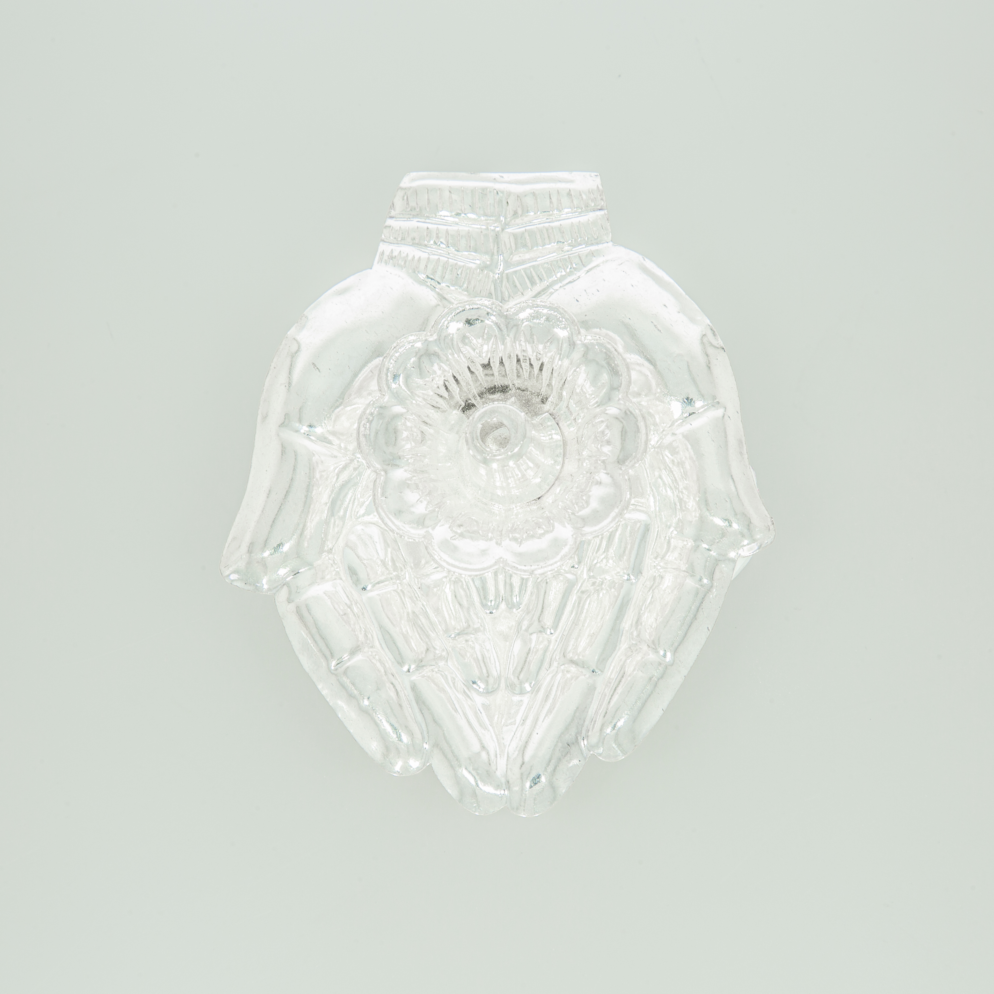 Hand Shape Silver Niranjan Design