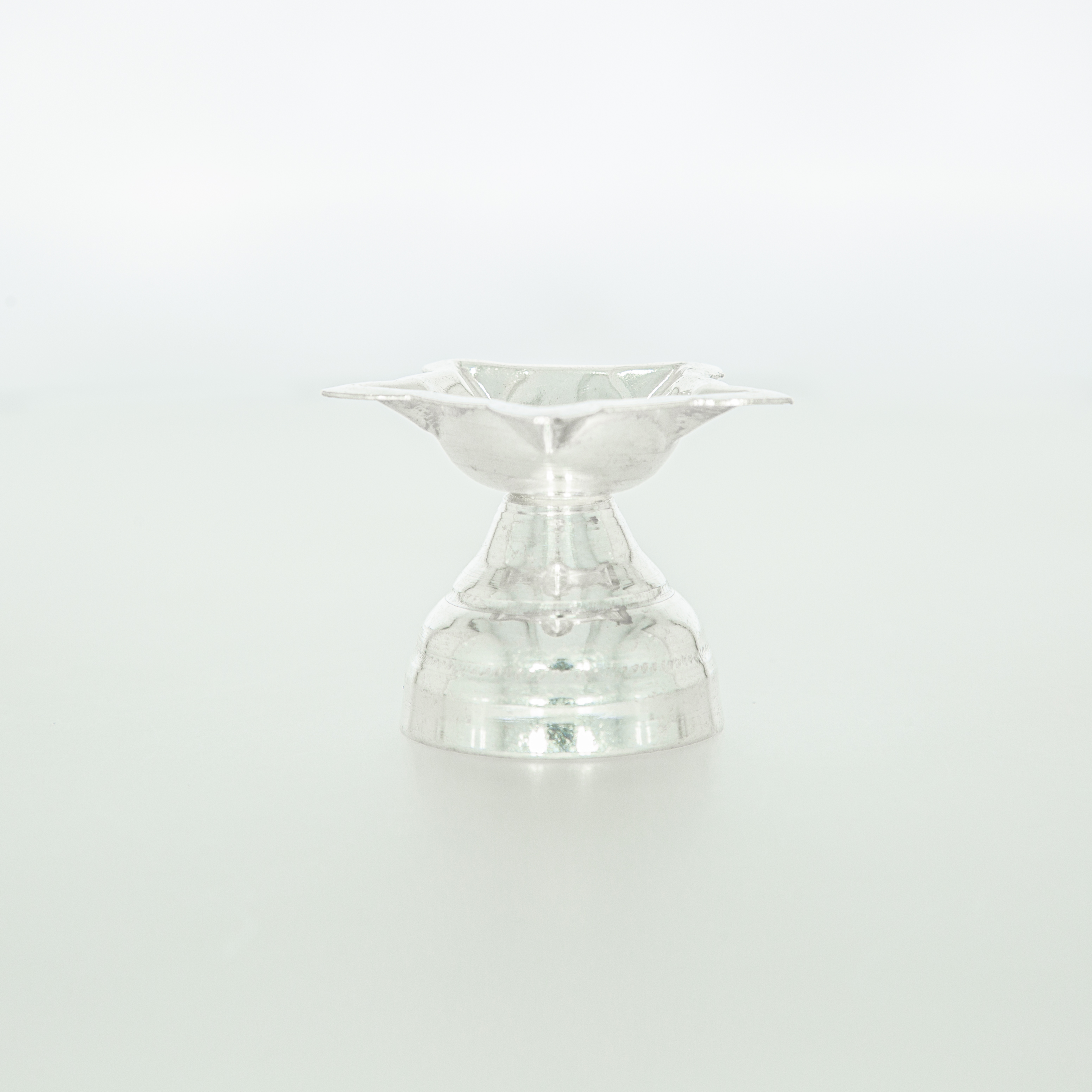 Silver Diya For Pooja