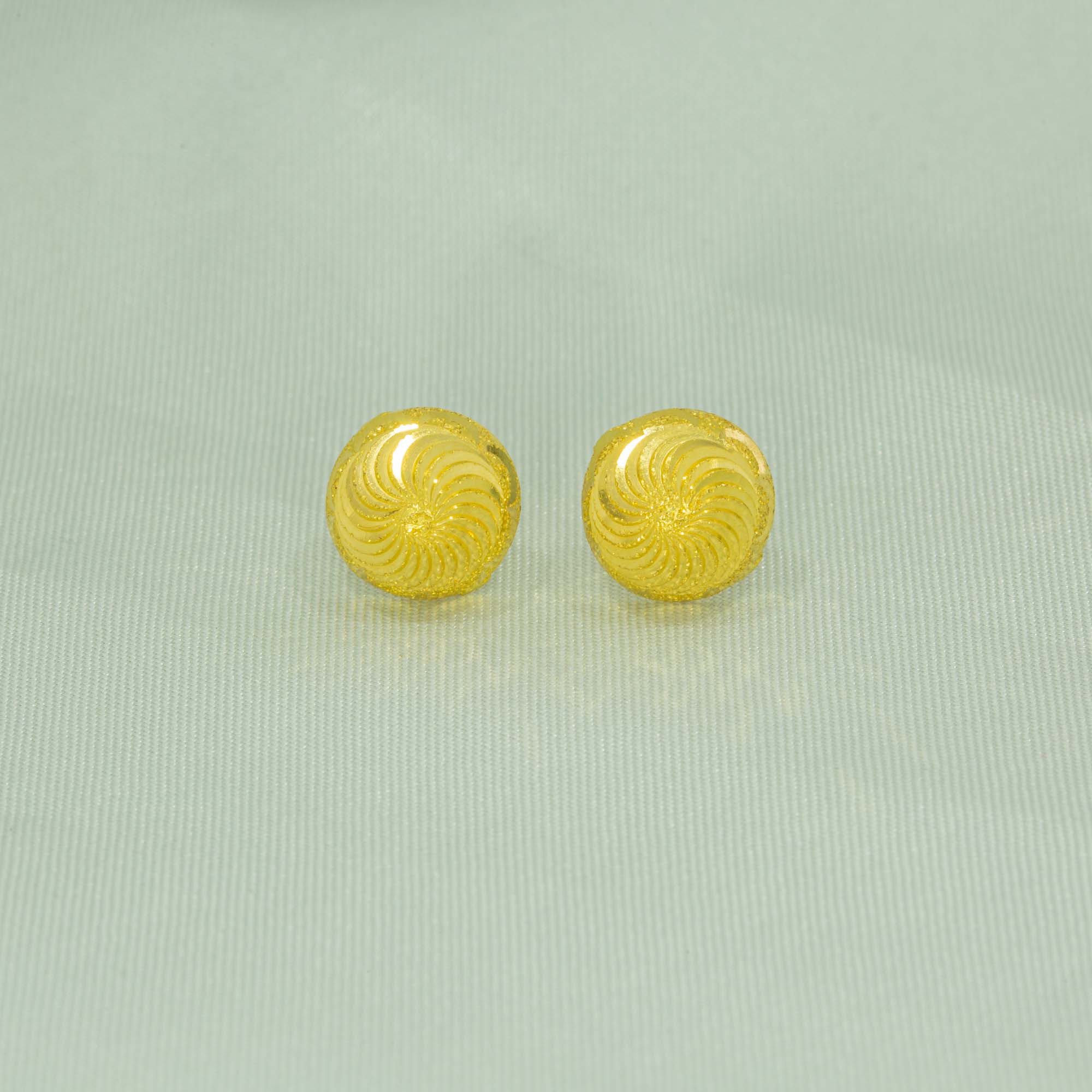 Spiral Design 22kt Gold Tops