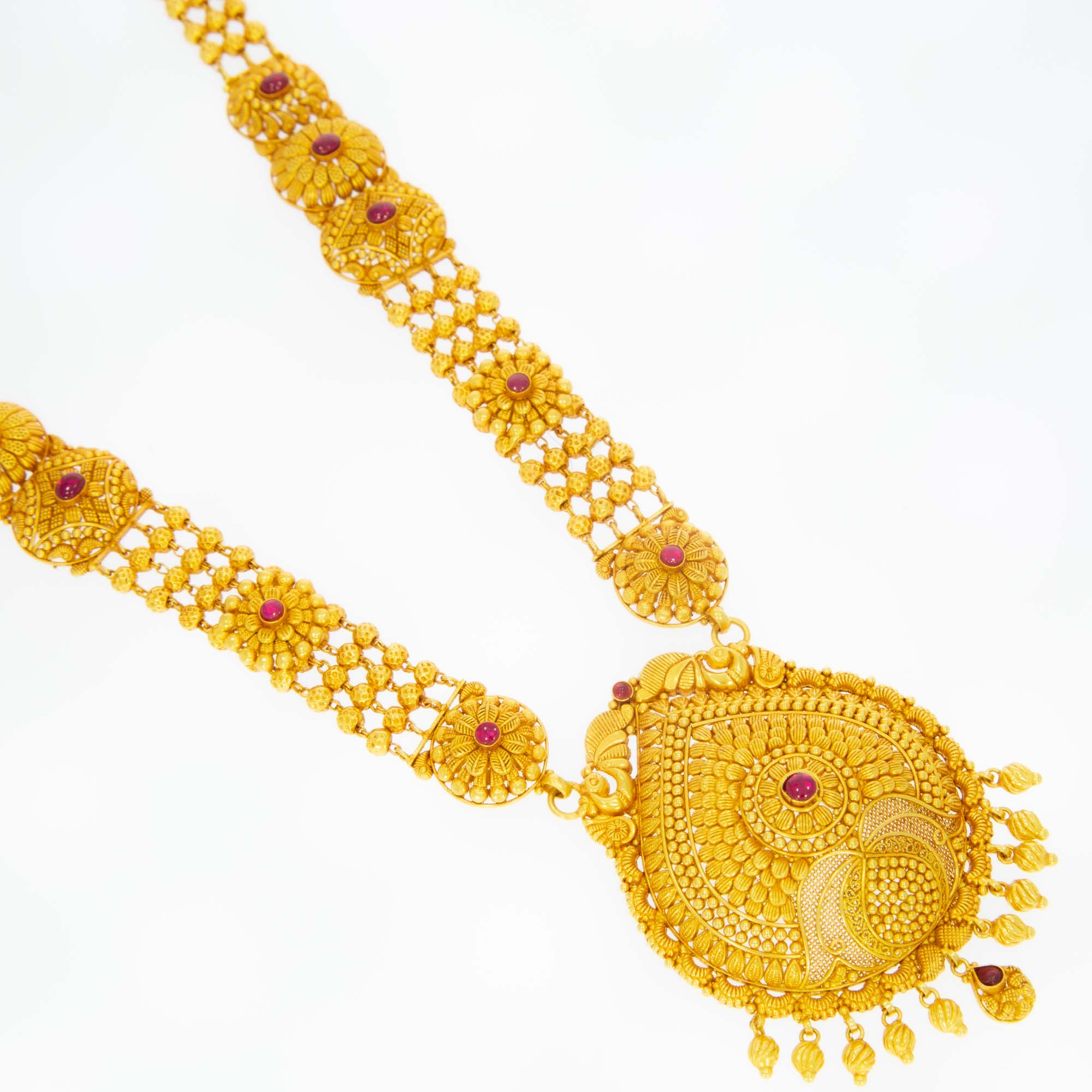 Resplendent gold 22k gold necklace