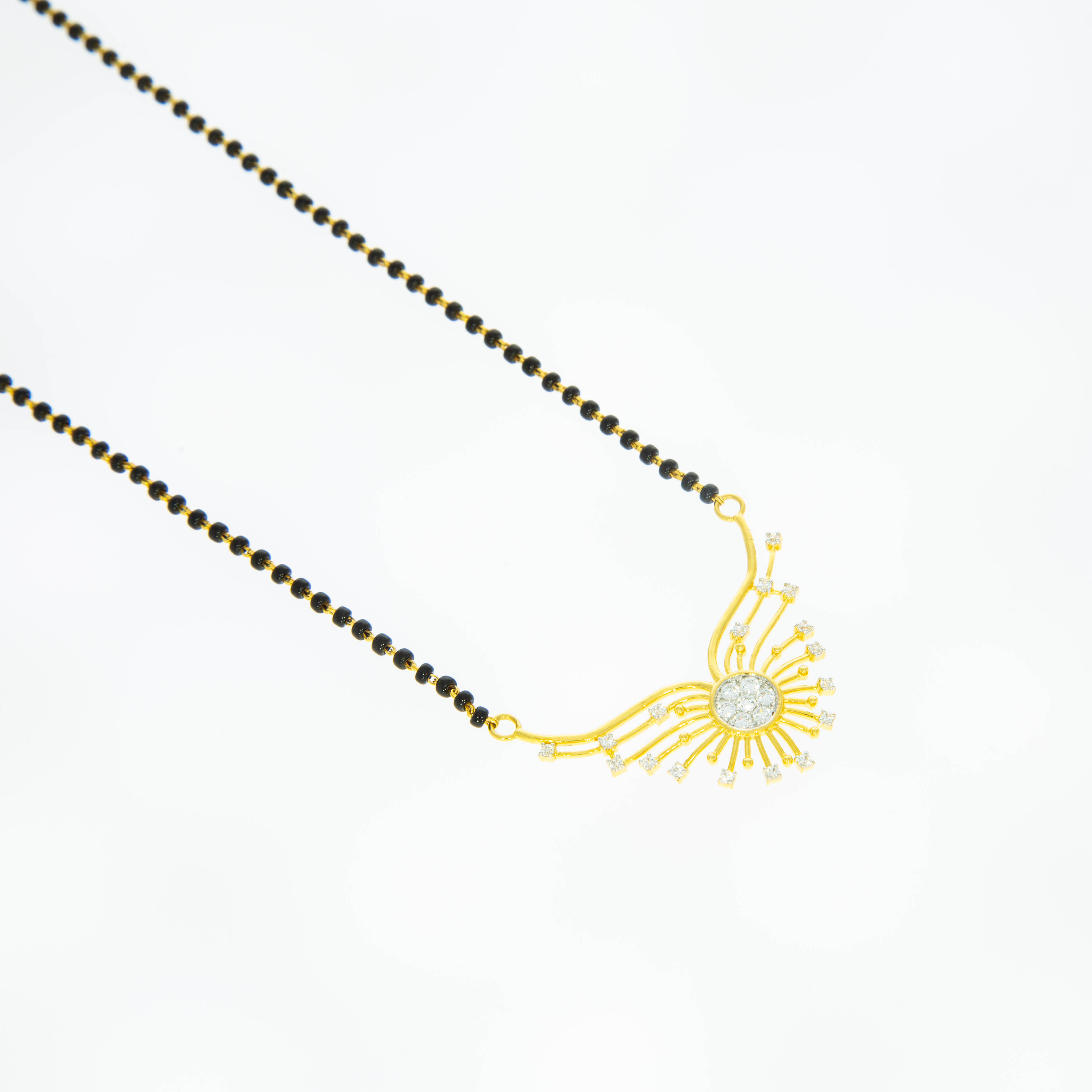 Stunning 22Carat Short Mangalsutra Design