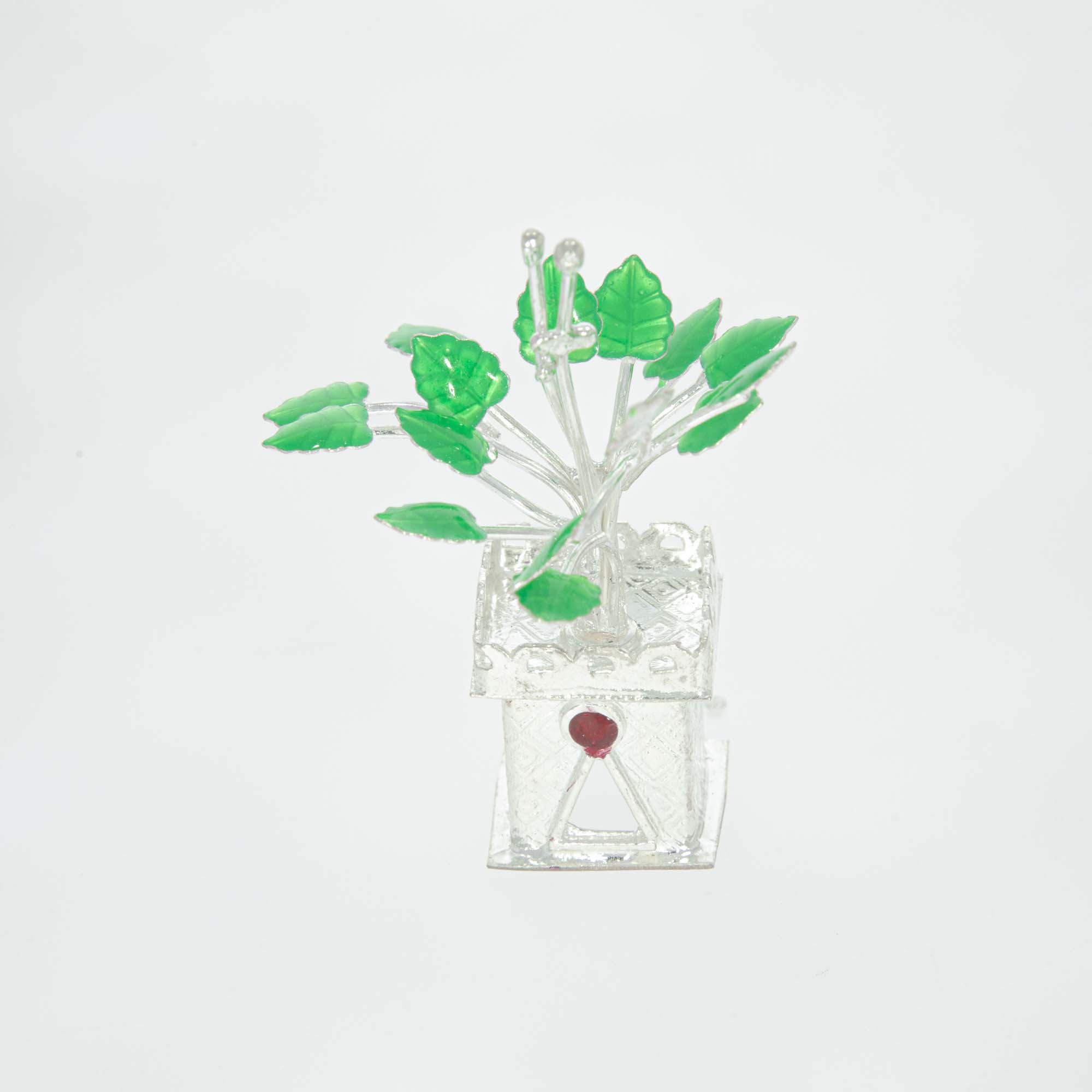 Pure Silver Thulsi Plant