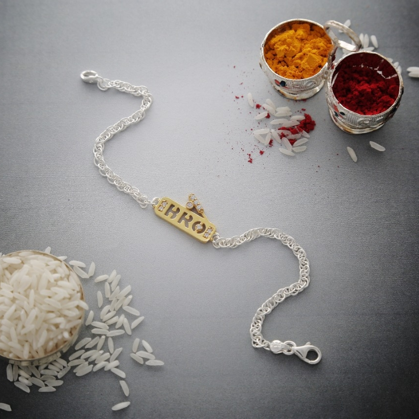 Silver Bro Rakhi