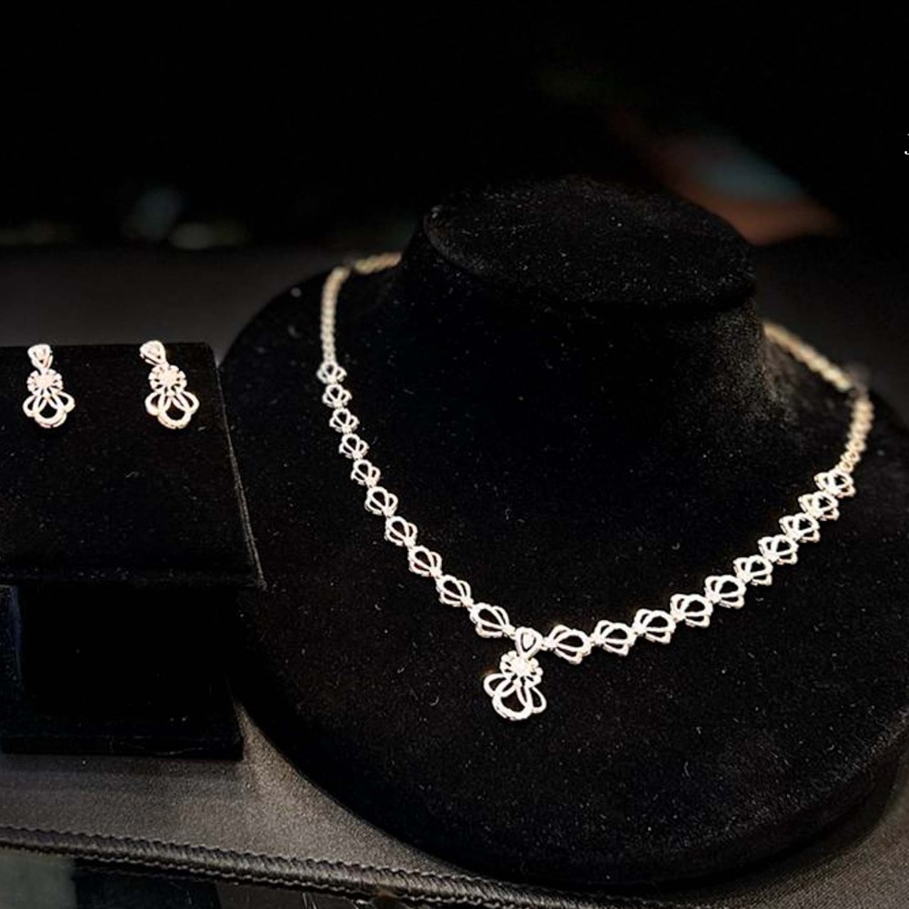 diamond necklace set