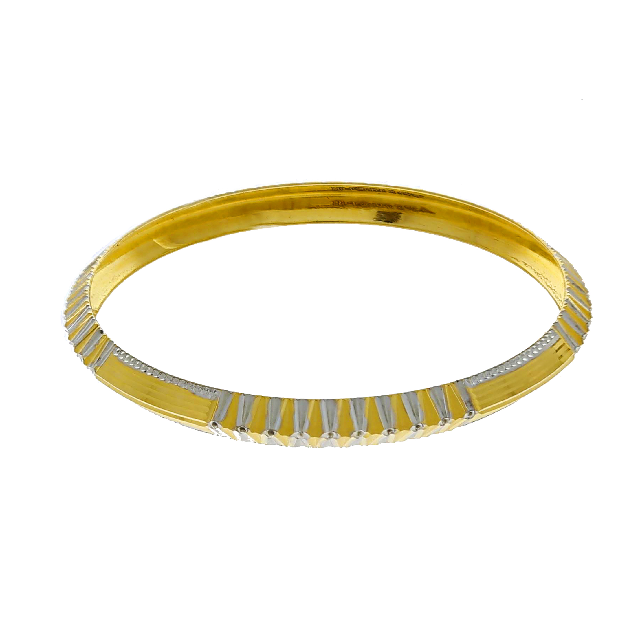 Dazzling Gold Kada For Men In 22carat