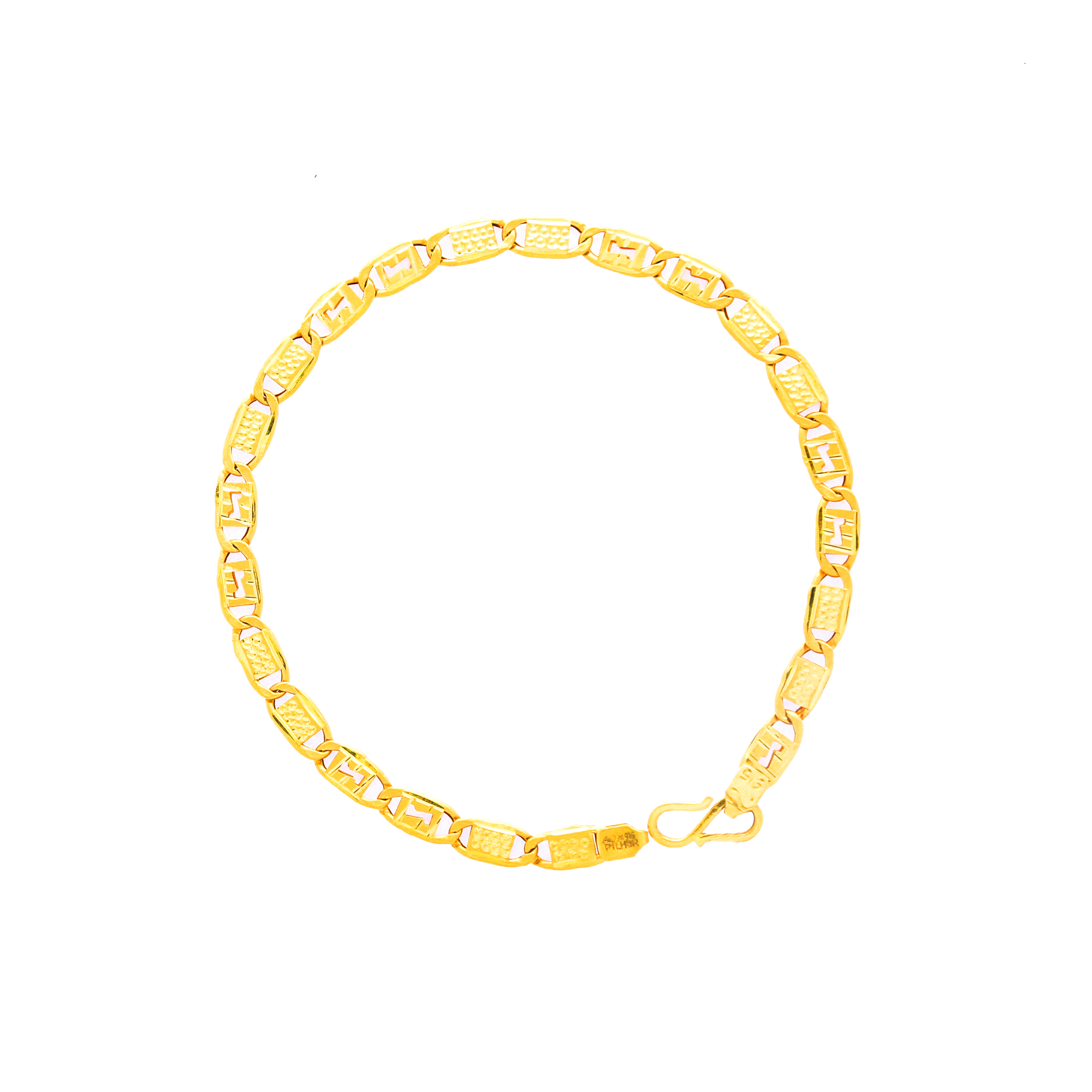 Exquisite yellow gold 22karat gold bracelet for men