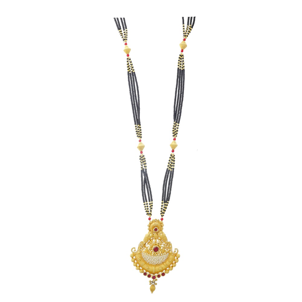 Enchanting 22k Long Mangalsutra For Women