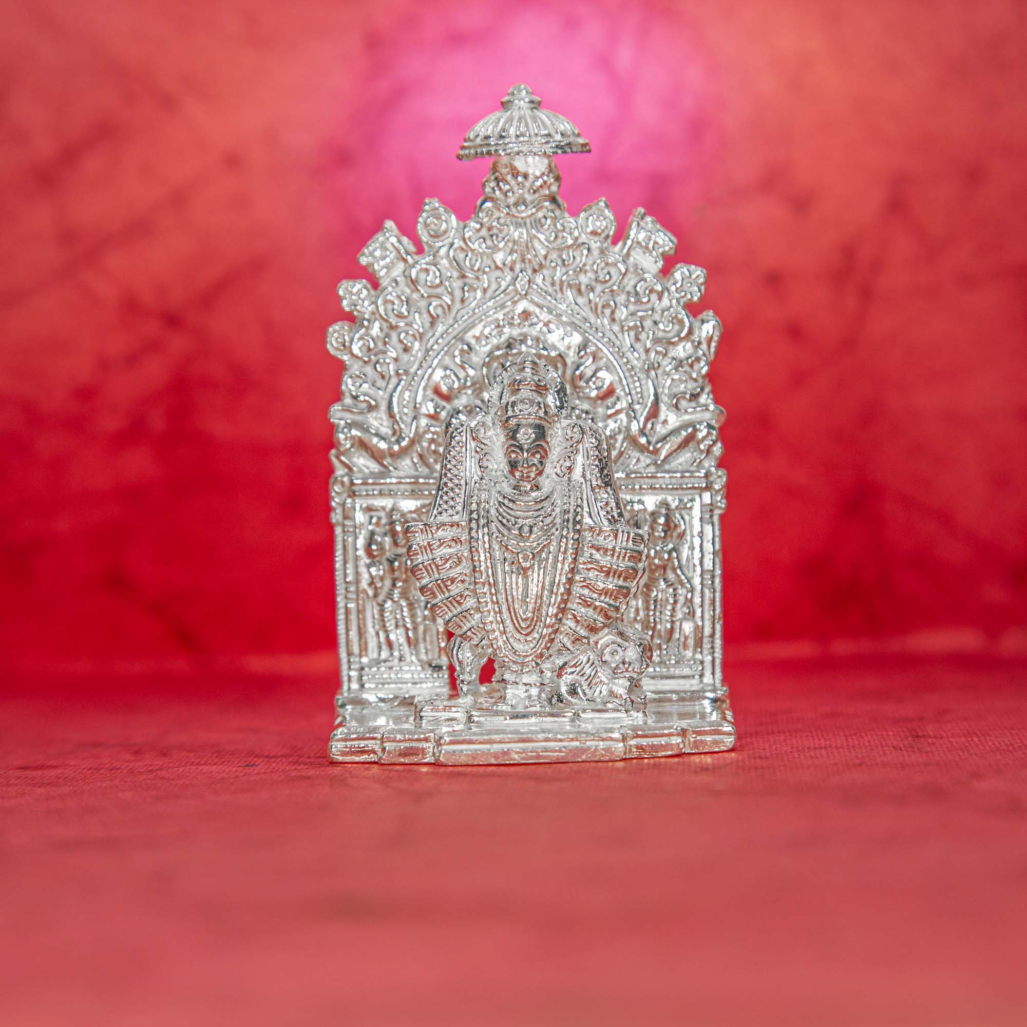 Silver Kolhapur Mahalaxmi Idol