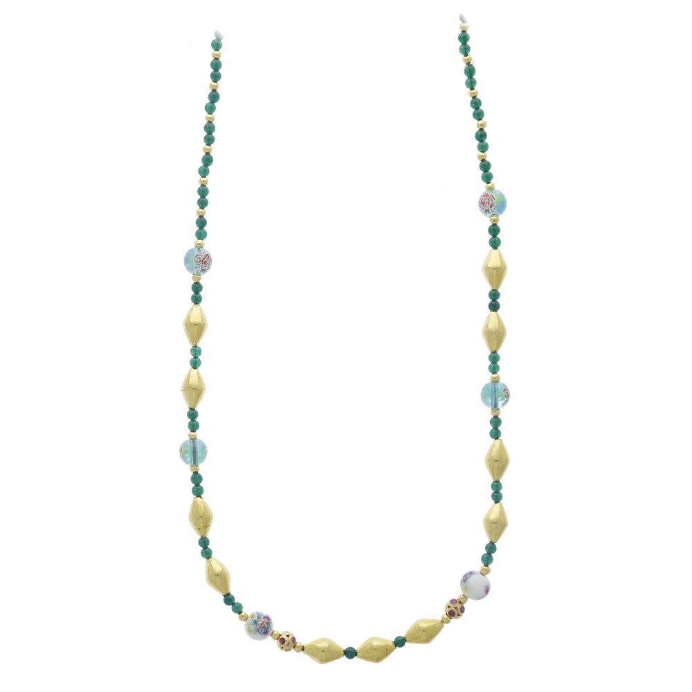 Bedazzling 22carat gold mala for ladies
