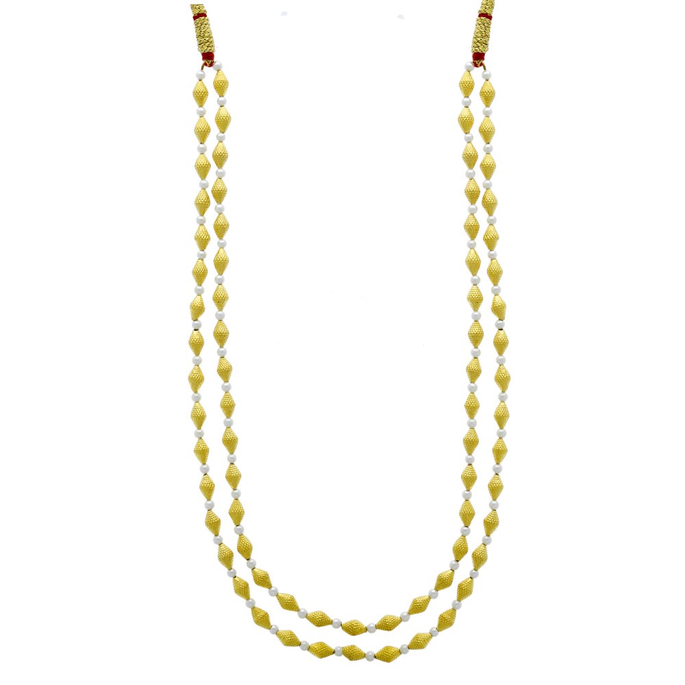 22k gold designer fancy mala for women
