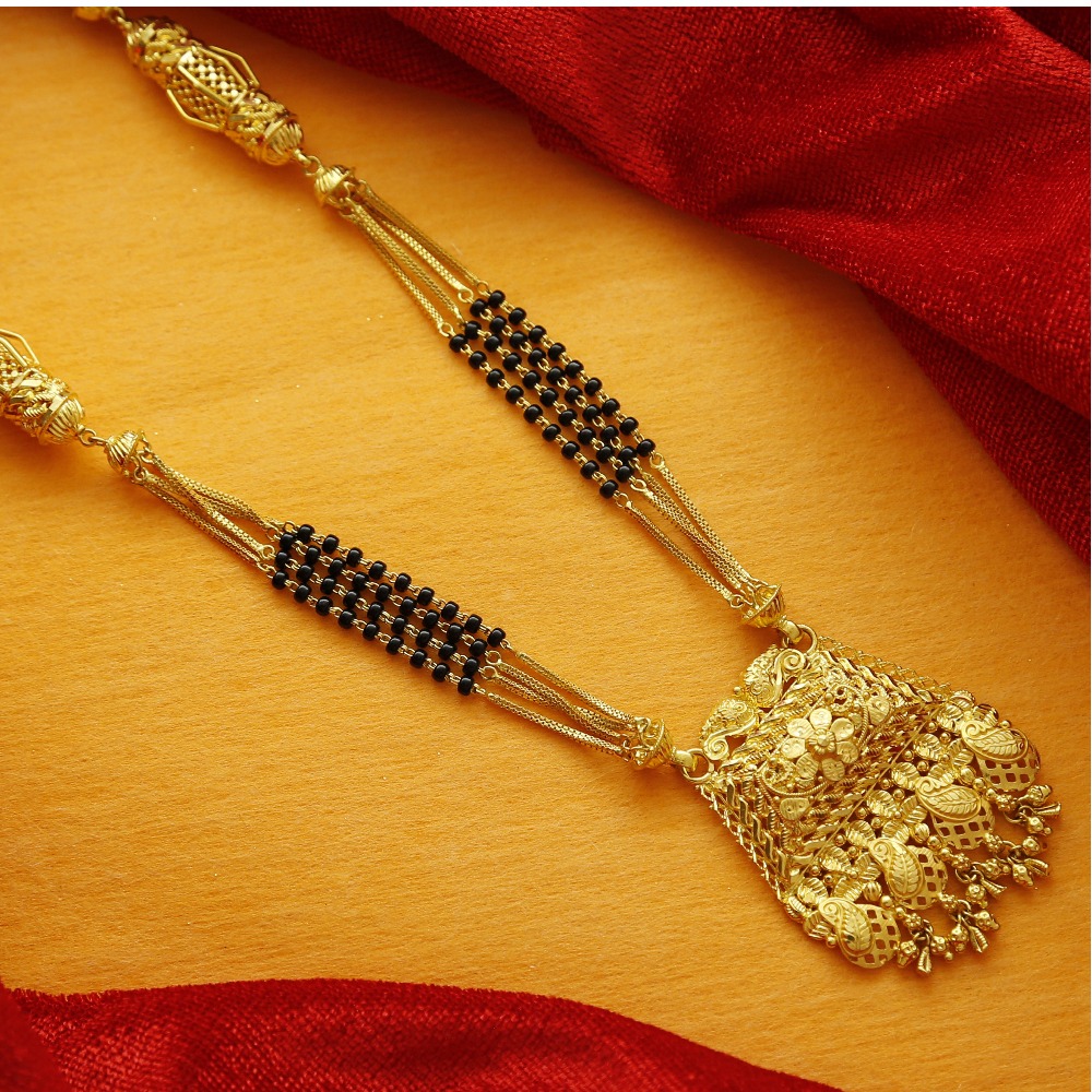 22Carat Gold Calcutti Pattern Mangalsutra Design