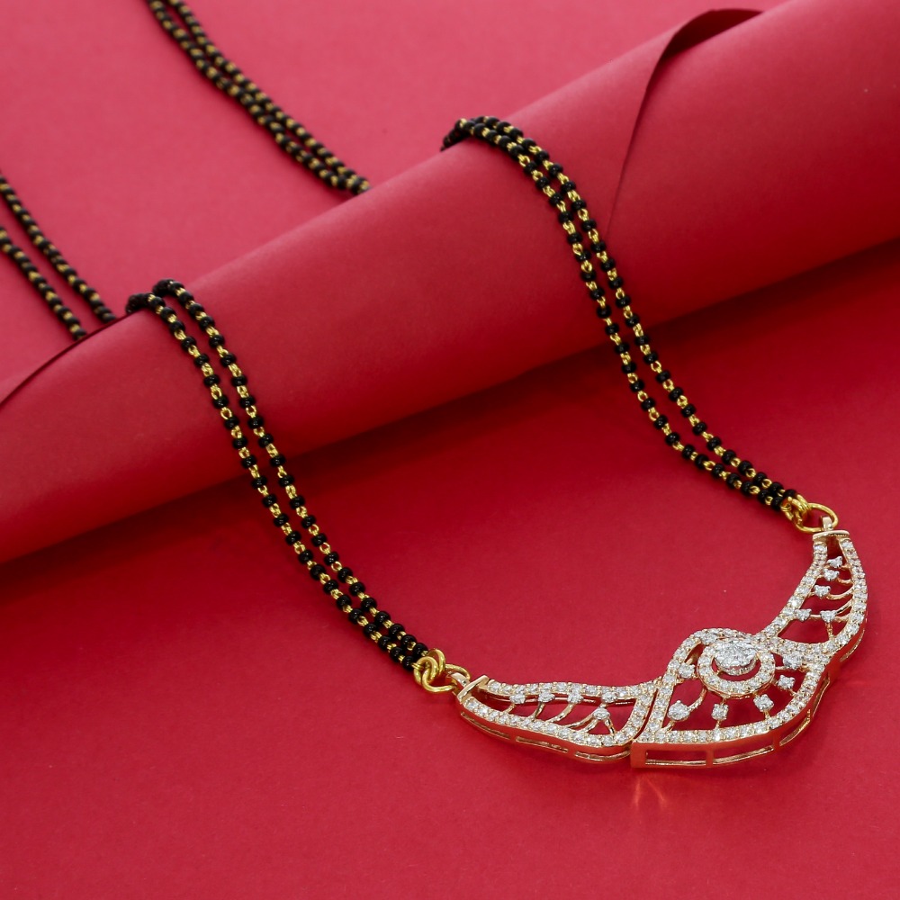 Charming 18 carat designer diamond mangalsutra