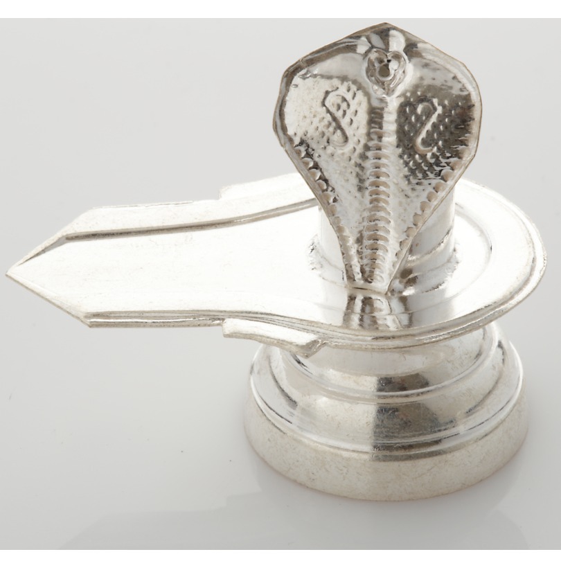 Silver Shiva Lingam Idol