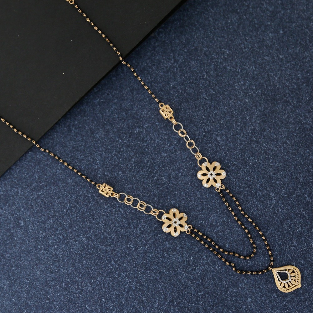 Enchanting Rose Gold 18kt Mangalsutra