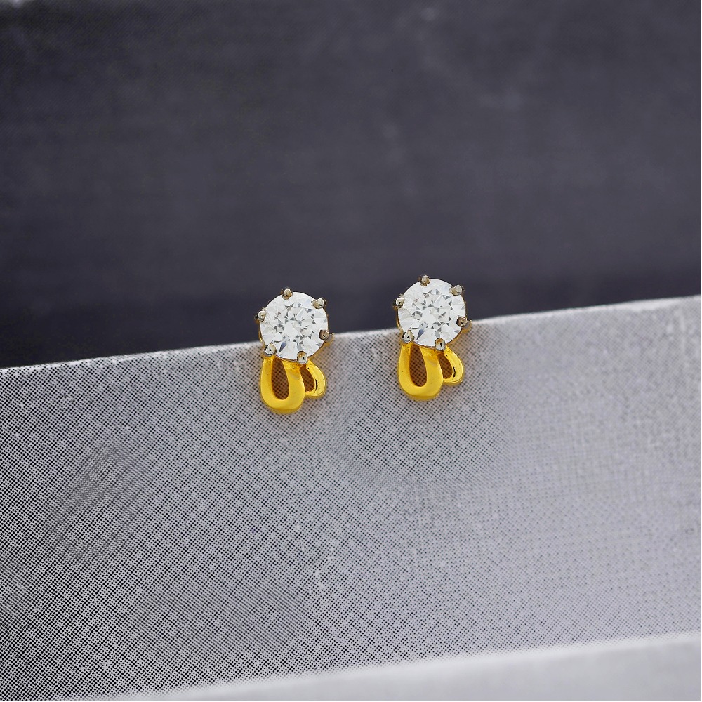 Dazzling gold studs