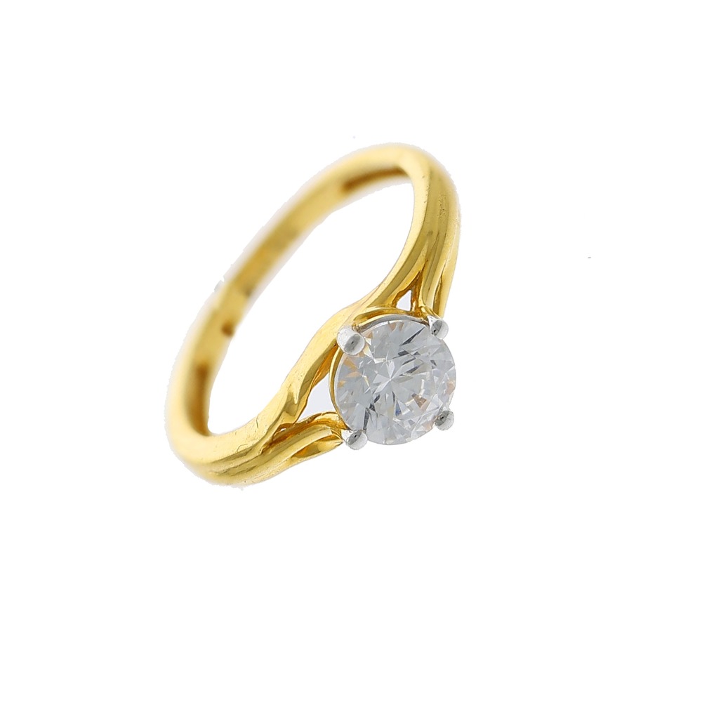 Designer gold finger rings