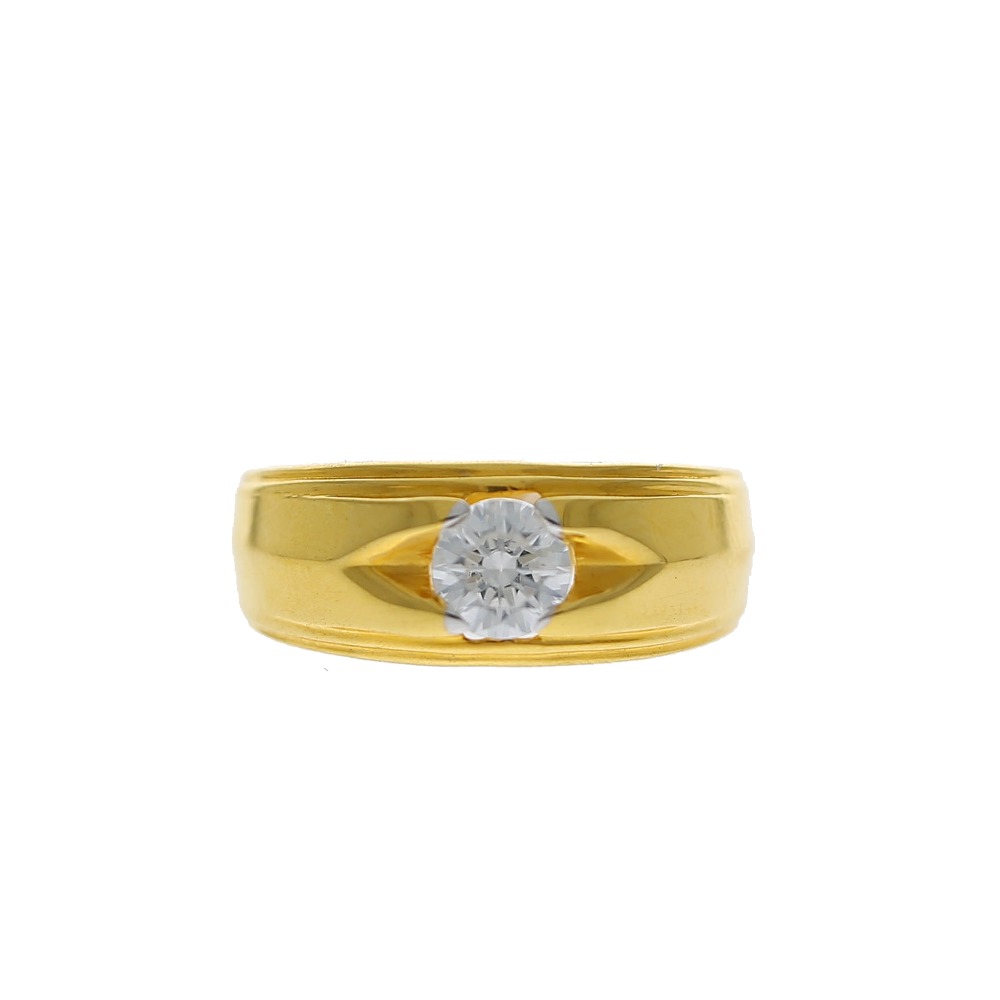 classic gold finger ring