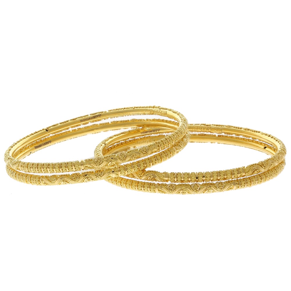 Gold banglee for women in 22k