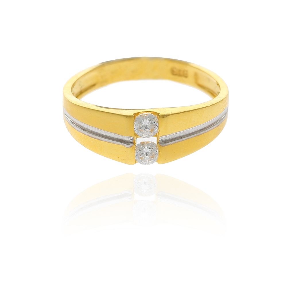 Stone studded gents ring