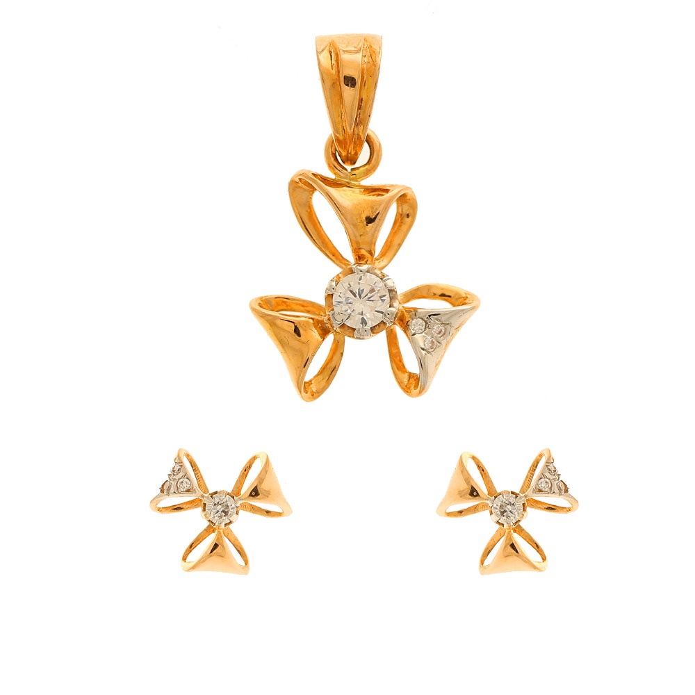 Mini-flower pendant set