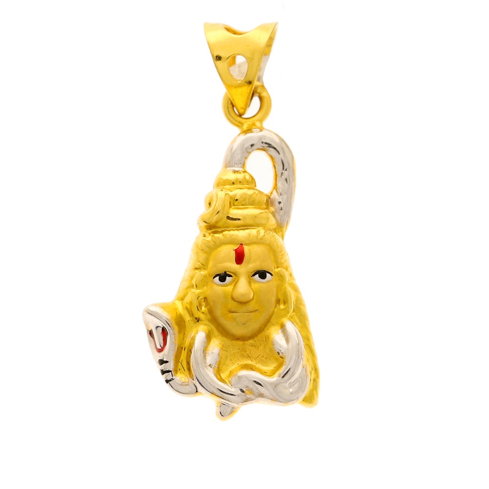 22ct Yellow Gold shiv pendant