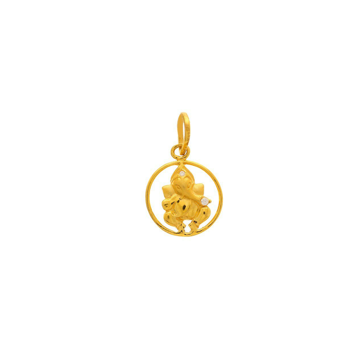 22 Karat Gold Ganesh Pendant