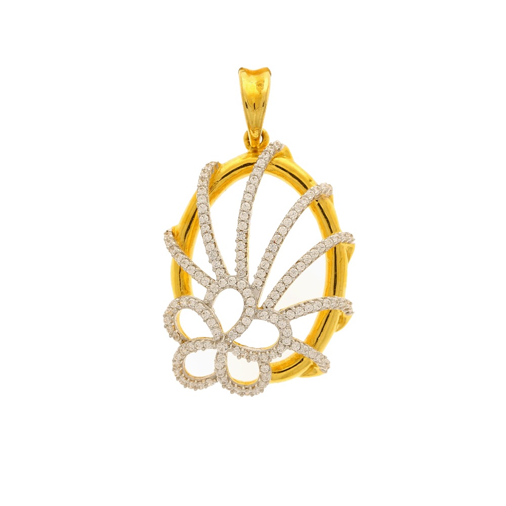Alluring White Stone Pendant
