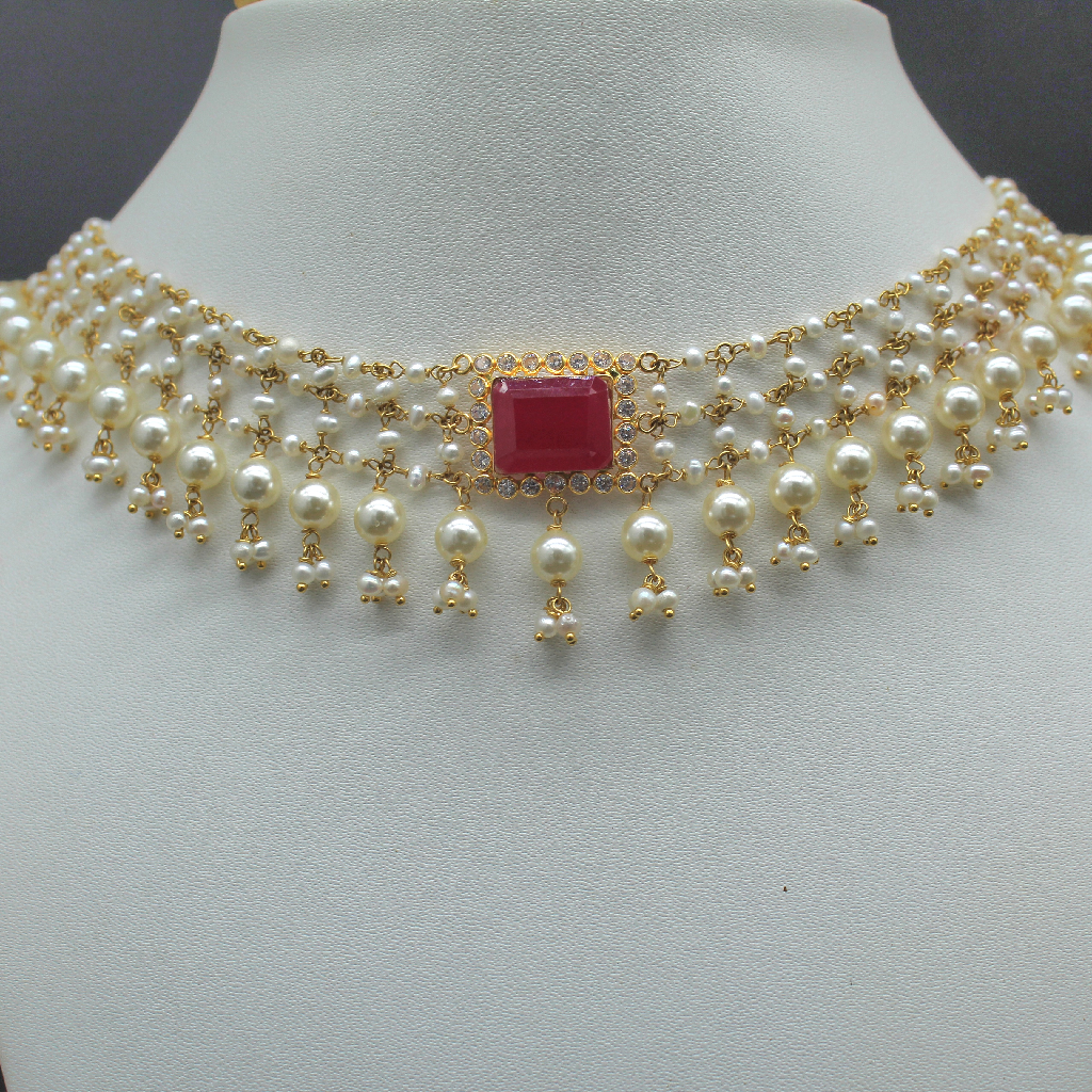 22Kt Gold Polki Neckalce