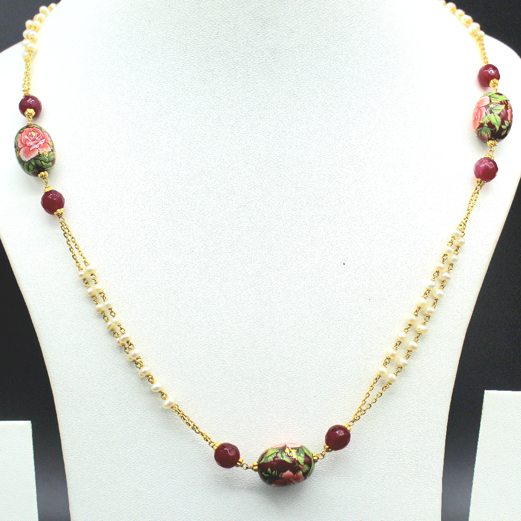 22k gold designer mala