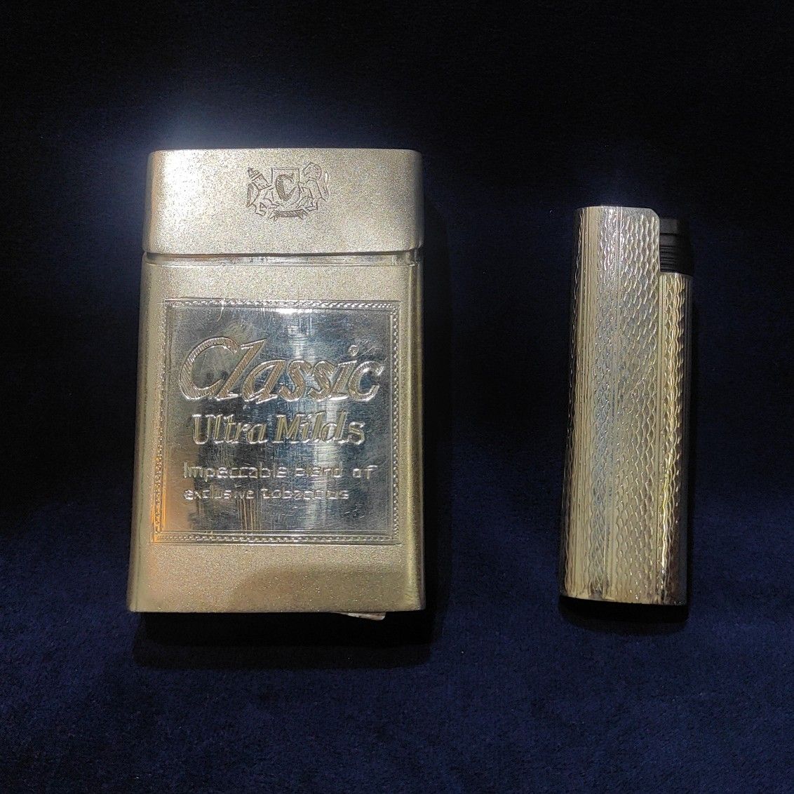 Cigarette Case And Lighter