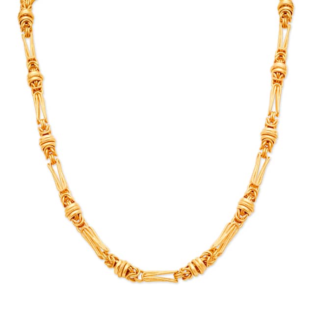 22k Yellow Gold Enduring Design Chain