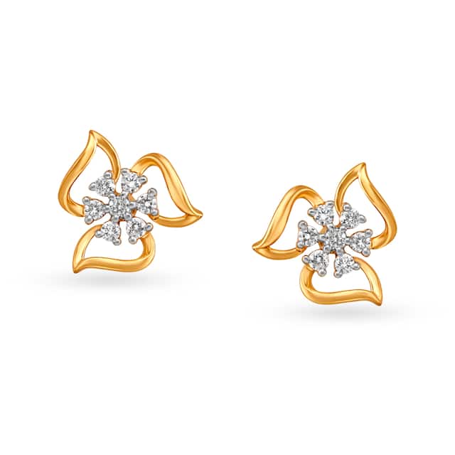 916 Yellow Gold Unique TOPS&HENGISH for Women