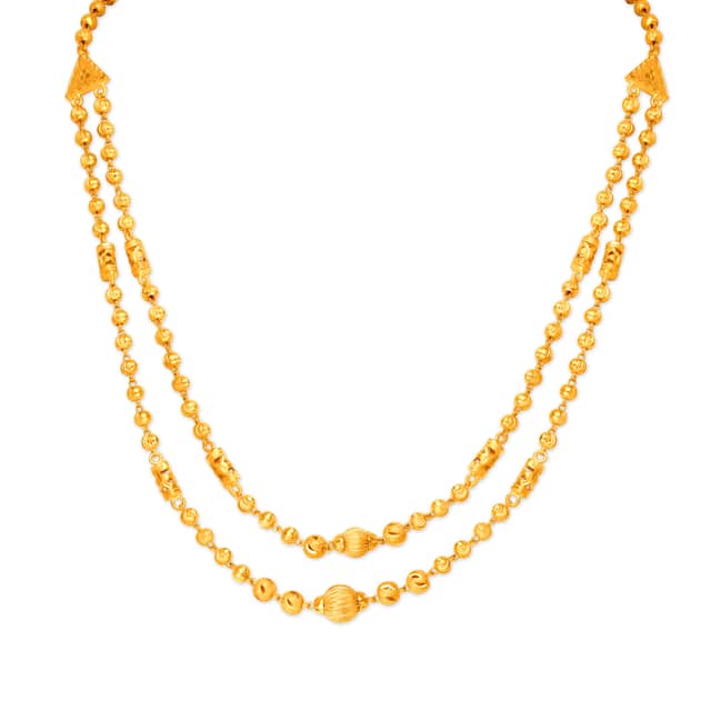 Plain Gold Yellow Modern Chain