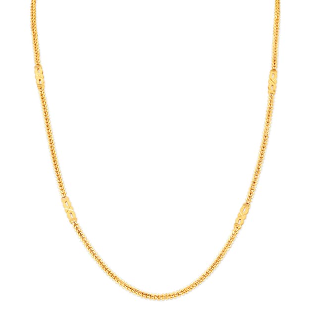 Gold Plain Elegant Design Chain