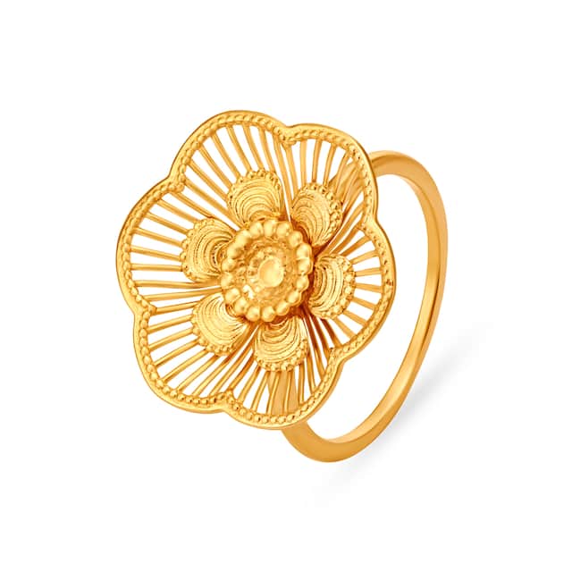 22k Yellow Gold Regal Ring