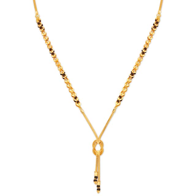 Gold Yellow Divine Design Mangalsutra