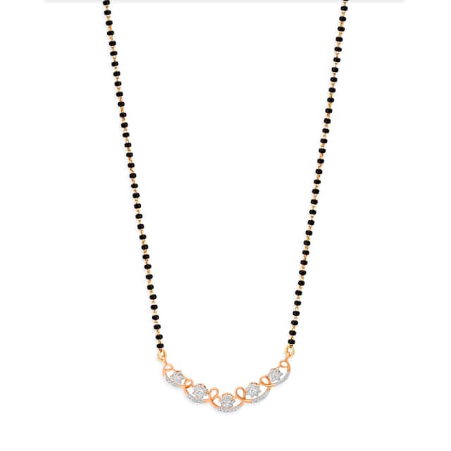 Gold Yellow Dazzling Design Mangalsutra