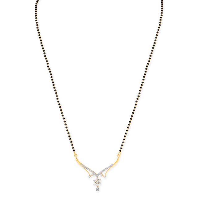 Gold Yellow Handmade Design Mangalsutra