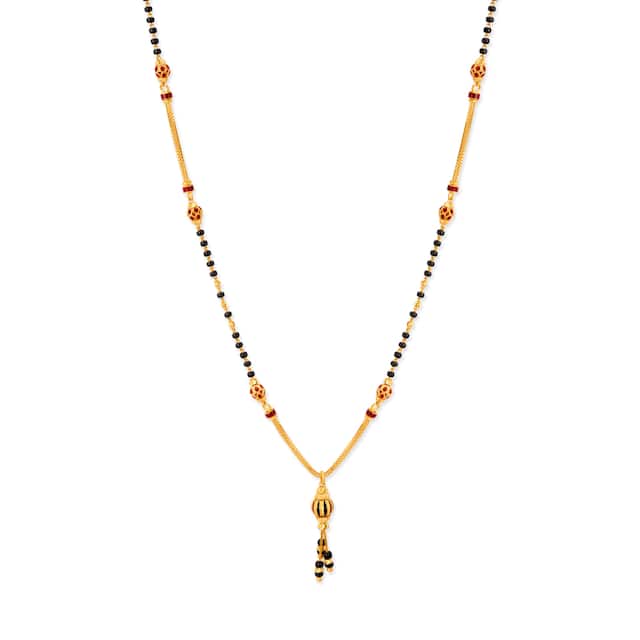 Gold Yellow Plain Design Mangalsutra