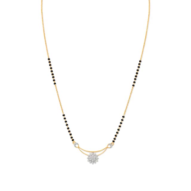 Gold Yellow Fancy Design Mangalsutra