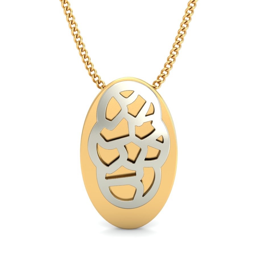 916 Gold Sparkling Pendant BPDP022
