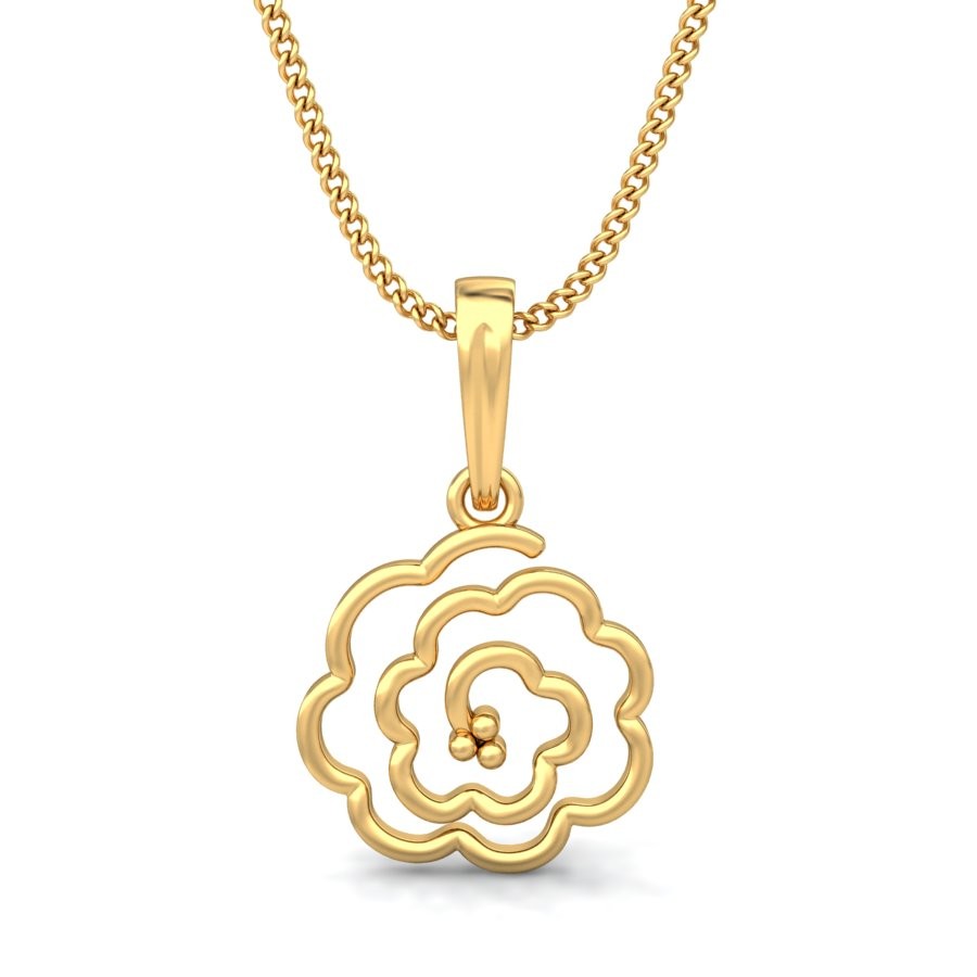 916 Gold Classy Pendant BPDP021