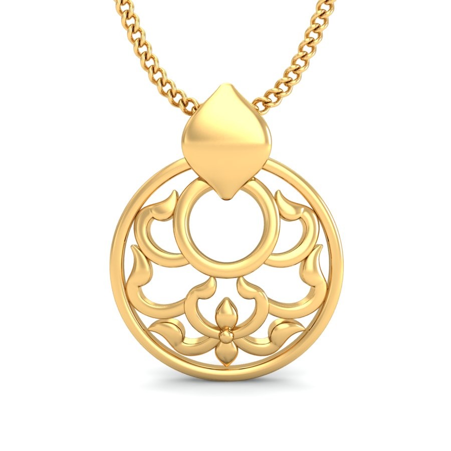 916 Gold Antique Pendant BPDP015