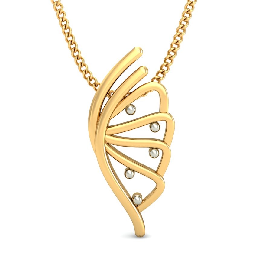 916 Gold Modern Pendant BPDP004