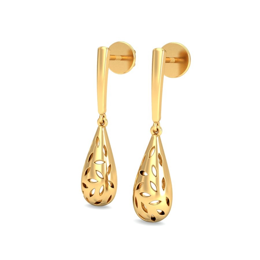 916 Gold Pretty Earrings BERP019
