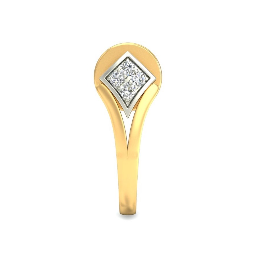Gold lightweight earring ber 076