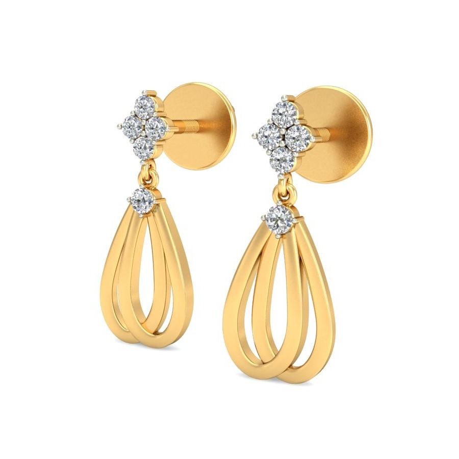 Gold glorious earring ber 065