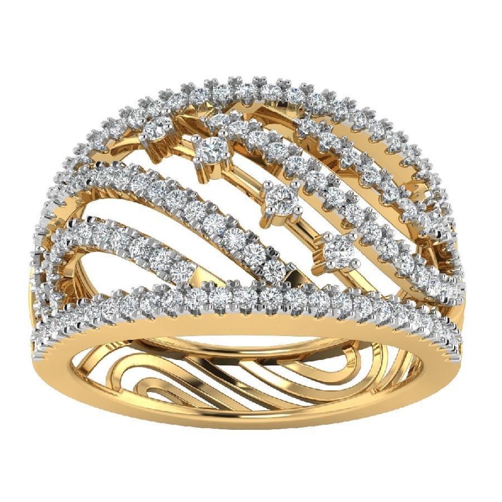 22K Gold Fancy Diamond Ring JJJGR50
