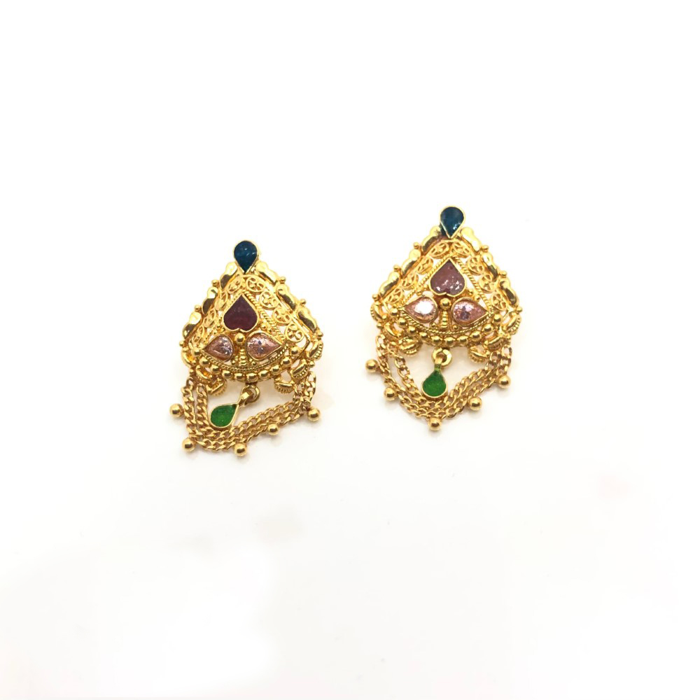 22K Gold Stunning Earring JJJGE01