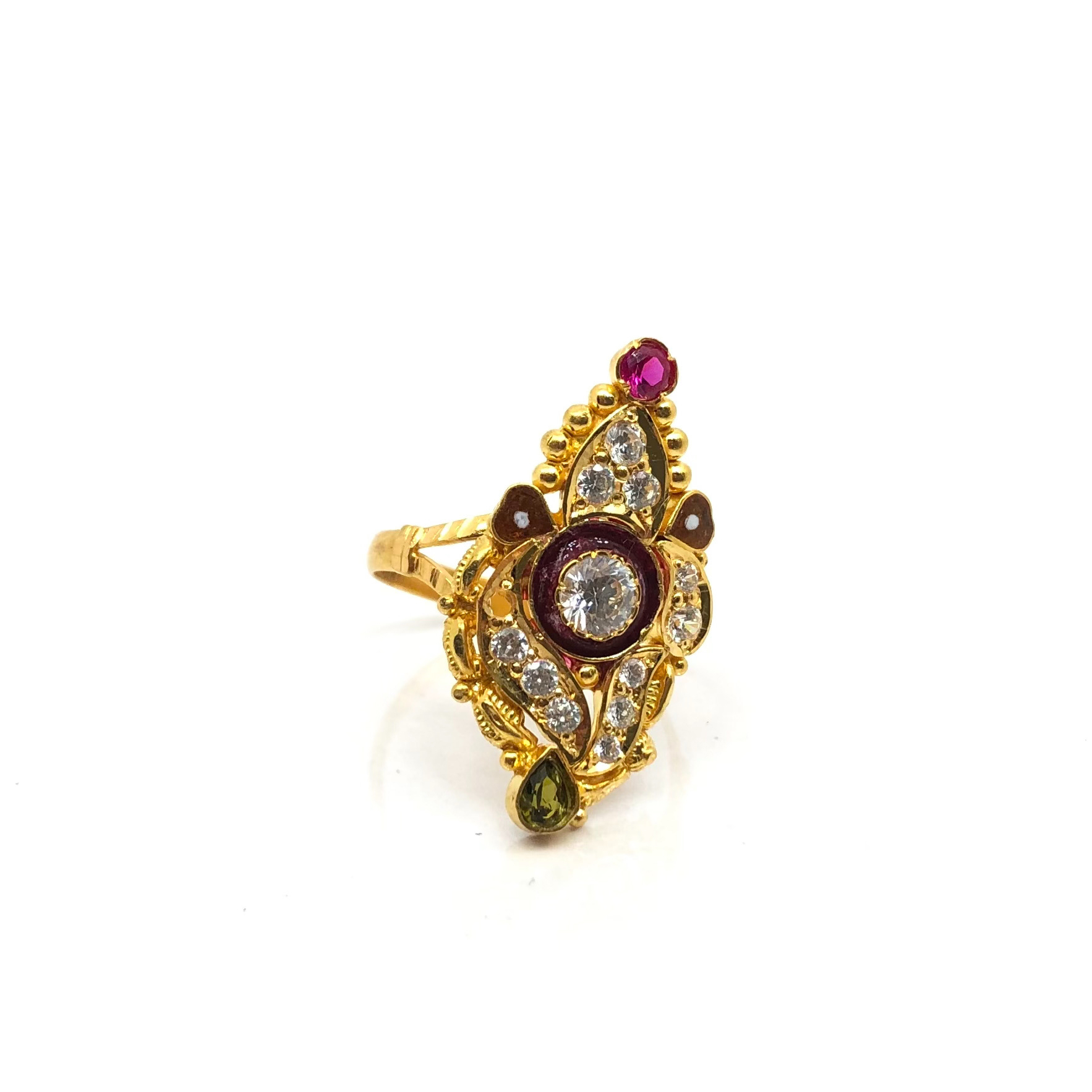22K Gold Delicate Rings JJJGR18